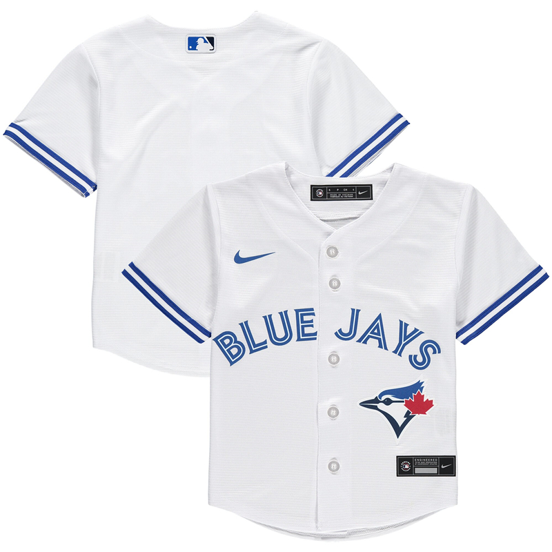 MLB Toddler Toronto Blue Jays Nike White Home 2020 Replica Team Jersey ->youth mlb jersey->Youth Jersey